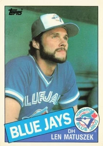 Len Matuszek Topps Tiffany Traded 1985 Baseball Card #80T - Picture 1 of 2