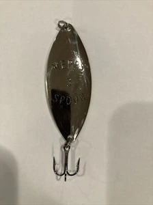 Vintage Mepps No.3 Spoon Chrome And Brass Very Rare - Bild 1 von 7