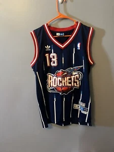 James Harden Houston Rockets Adidas #13 Jersey. Sz M Sewn Letters 95-96 - Picture 1 of 6