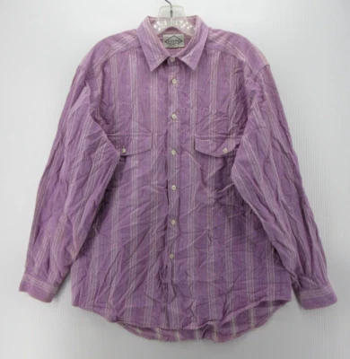 VINTAGE Levis Shirt Men Medium Purple Diamond Label Aztec Western 80s 90s * - Image 1 of 4
