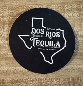 Sottobicchiere birra Dos Rios Tequila 100% Agave blu - Foto 1 di 3