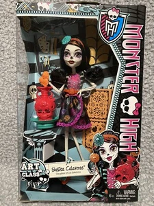 Monster High- Skelita Calaveras Art Class- RARE 2013 New In Box BDF14 - Picture 1 of 6