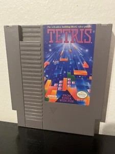 Tetris (NES Nintendo Entertainment System 1989) Authentic & Tested Russia w/ Fun - Picture 1 of 4