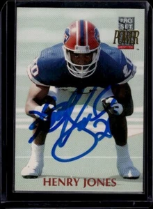 1992 Pro Set Power #210 Autographed Henry Jones Trading Card - Picture 1 of 2