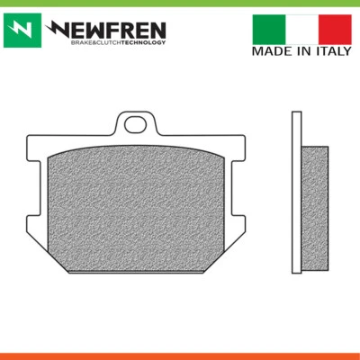 Nuevo * Newfren * Pastilla de freno trasera - Touring orgánico para YAMAHA XS750S 750cc '1979 Foto 1 de 3