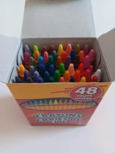 2 BOXES - Jot Crayons With Built-In Sharpener Non-Toxic 48 Count (Smaller Box) - Picture 1 of 3