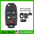 Flip Key Shell For Volvo S80 5 Button Remote Case Fob 2004 2005 2006 2007 2008