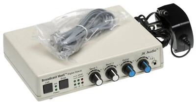 JK Audio Broadcast Host Console Phone Audio Interface Digital Hybrid 115/230V - Image 1 of 4