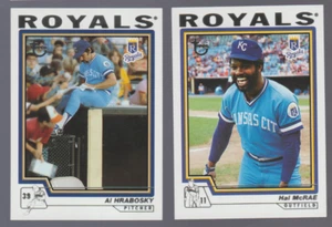 2004 Topps Retired Signature Edition KC ROYALS Lot Al Hrabosky & Hal McRae - Picture 1 of 1