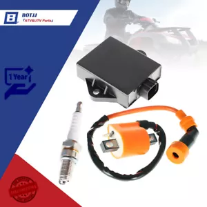 For Arctic Cat ATV 300 2x4 4X4 1998 - 2005 Ignition Coil Spark Plug And CDI Box - Imagen 1 de 10