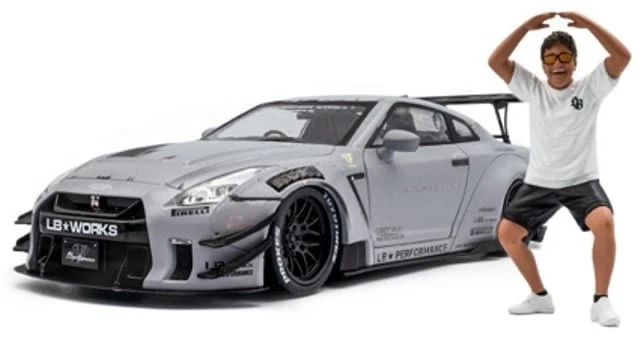 SOLIDO S1805821 NISSAN GT-R (R35) W/ LIBERTY WALK BODY KIT 2.0 2024 1/18
