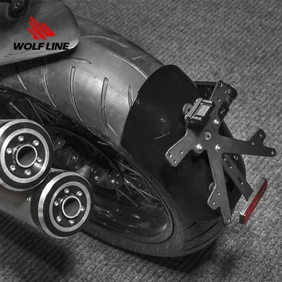 Rear Wheel Fender Mudguard License Plate Bracket For BMW R Nine T 2014-2023 - Imagem 1 de 4