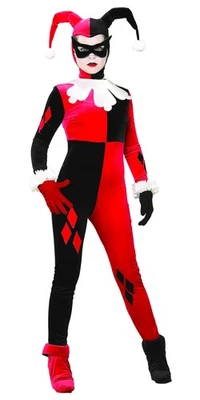 Rubie's DC Comics Harley Quinn Costume Women's Heroes Villains Halloween Dress - Image 1 of 2