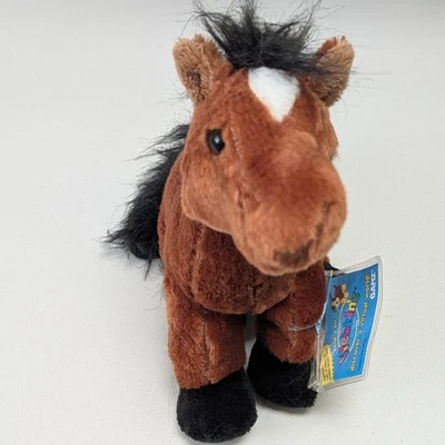 Vintage Ganz Webkinz Brown Horse Plush with SEALED CODE Stuffed Animal Toy - Image 1 of 3