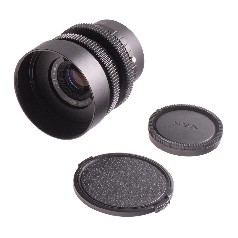 Fuji X-Fujinon 55mm F2.2 Cine Mod Prime Lens for Sony E-Mount For Filmmakers! - Image 1 of 4