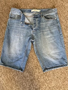 TOPMAN Skinny Denim Shorts - Picture 1 of 3
