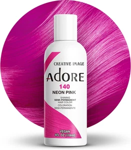 - Tinta per Capelli Semi-Permanente Brillante, 140 Rosa Fluo - Foto 1 di 12