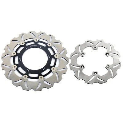 Rotores de disco de freno delanteros traseros DR-Z 400 SM SUPERMOTARD 2005-24 para Suzuki DRZ400SM DR-Z 400 SM Foto 1 de 4