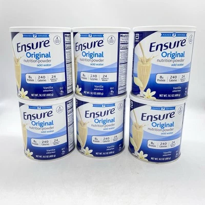 Ensure Original Nutrition Powder Vanilla 8g Protein 6 Pack / 14.1 oz Each 07/26 - Image 1 of 4