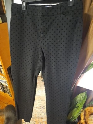 Старый темно-синий высоты Pixie узкие секретные гладкие карманы черный горошек размер 14 - Изображение 1 из 4