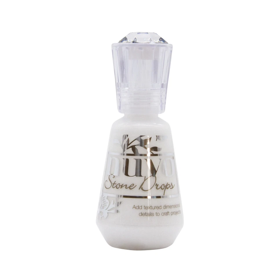 Tonic Studios NSTONE1296 Nuvo Stone Drops 1.5ozchalk White