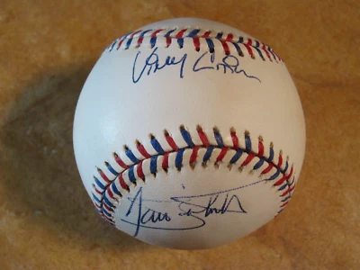 VINNY CASTILLA DANTE BICHETTE SIGNED AUTOGRAPHED OFFICIAL 1995 ALL-STAR BALL PSA - Image 1 of 4