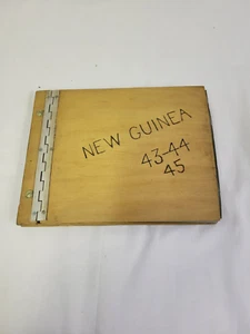 New Guinea Diary Scrapbook Original Soldier Ohio WW 2 History 30 Pages Photos - Picture 1 of 10