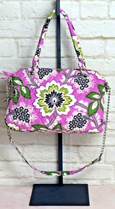 Vera Bradley Pink Priscilla Quilted Handbag Adjustable Strap Purse - Picture 1 of 24