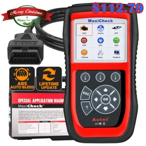 Autel MaxiCheck Pro OBD2 Diagnostic Tool Code Reader Scanner ABS Bleeding DPF - Foto 1 di 12