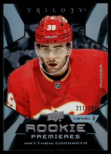 2023-24 UD Trilogy Premieres Level 3 Matthew Coronato Rookie 211/299 - Bild 1 von 3
