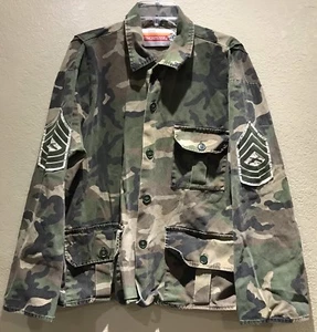Vintage Winchester Mens Suit Camouflage Hunting Shirt Jacket & Pants Size L Camo - Picture 1 of 8