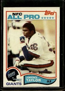 1982 Topps Football NFC All Pro #434 Lawrence Taylor Rookie RC