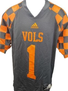 NEW #1 Tennessee Volunteers Mens Size M Medium Adidas Gray Football Jersey - Picture 1 of 10