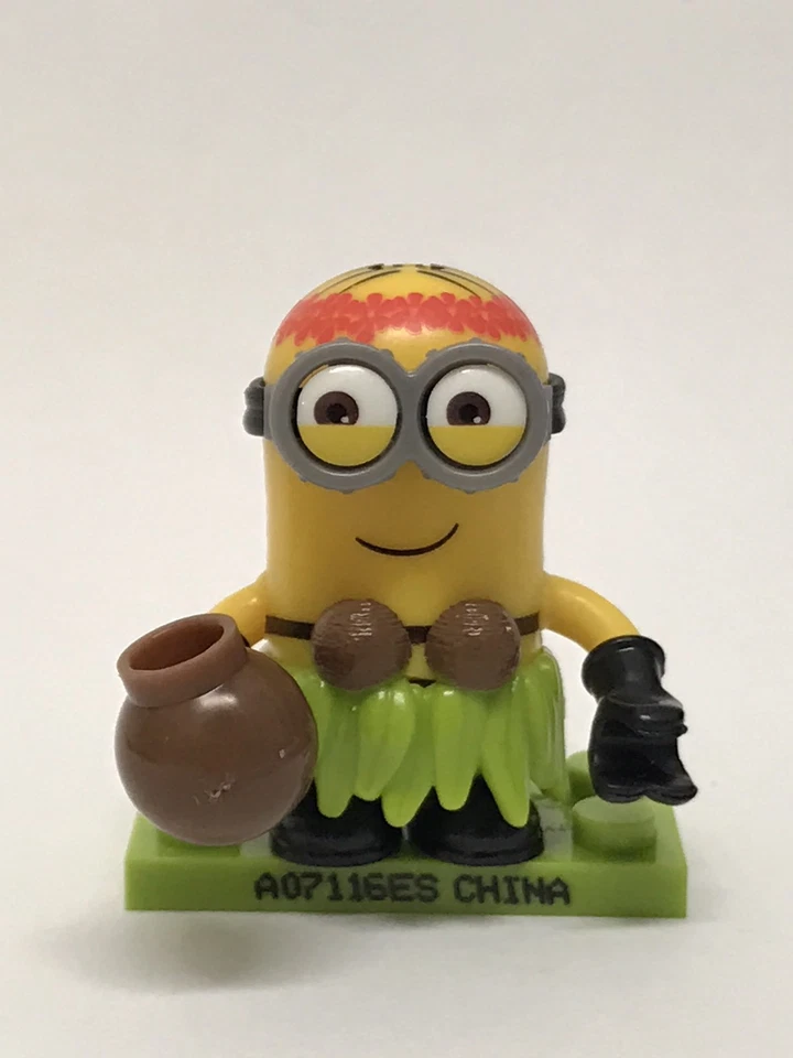 Mega Construx Película Despicable Me 3 Serie 10 ISLA LUAU MINION con Coco Foto 1 de 1