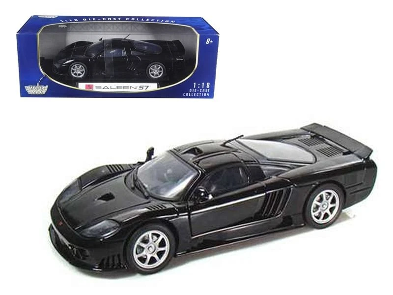 Saleen S7 1/18 Black Diecast Car Model by MOTORMAX 73117BK