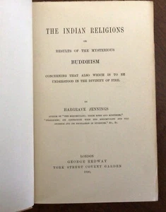 1890 The Indian Religions (Mysterious Buddhism Hargrave Jennings Gnostic Book - Picture 1 of 15