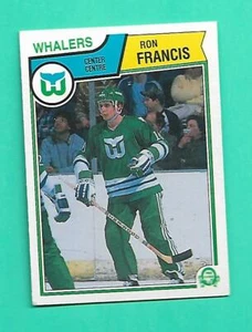 (1) RON FRANCIS 1983-84 O-PEE-CHEE # 138 WHALERS 2ND YEAR EX-MT CARD (V5930) - Picture 1 of 2