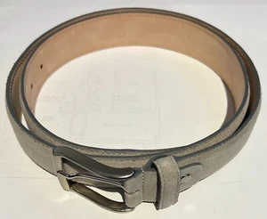 Fioriblu hellgrau Wildleder Leder Unisex Gürtel - Bild 1 von 3