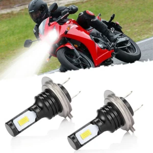 For Honda CBR300R 2015-2022 H7 LED Headlight Bulbs Conversion Kit 6000K White 2x - Picture 1 of 9
