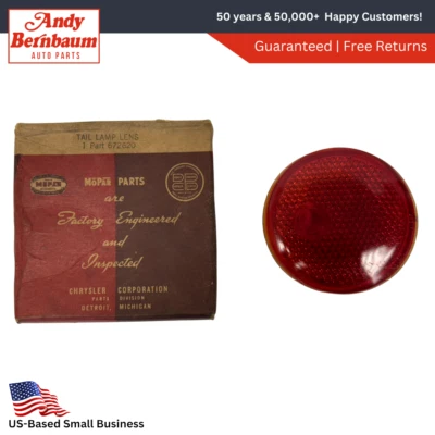 Cubierta de lente de lámpara de luz trasera Desoto Plymouth Dodge Deluxe 1935-1936 672620 Nuevo de Lote Antiguo Foto 1 de 4