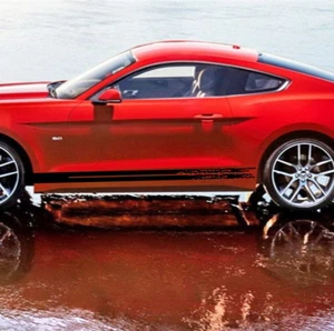 Car Deals Stripe Splash 78'' for Mustang Vinyl Lower Door Panel Stickers ZC1369 - Bild 1 von 5
