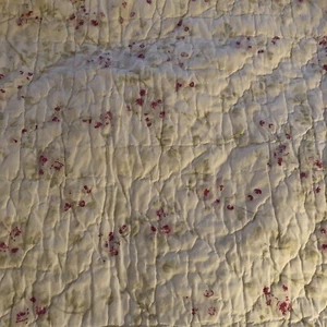 SIMPLY SHABBY CHIC Cotton CHERRY BLOSSOM PINK FLORAL-   F/Q   Reversible Quilt - Picture 1 of 12