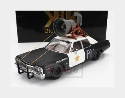 1:18 KK SCALE Dodge Monaco 1974 Bluesmobile Look A Like With Speaker KKDC181121 - Immagine 1 di 4