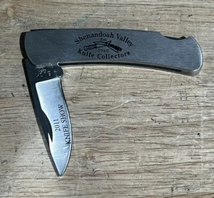 Buck Knife - Pocket Knife 5254 Shenandoah Valley Knife Collection 2011 Show Read - Picture 1 of 8