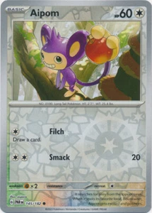 Pokemon SV04: Paradox Rift: Aipom - 145/182 - Reverse Holofoil - Picture 1 of 1