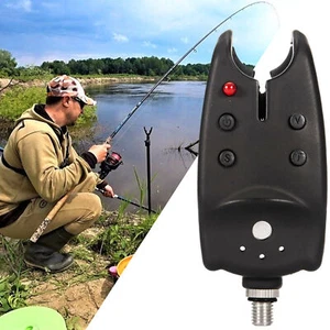Fishing Bite Alarm,Electronic LED Clip On Fish Rod Fishing Bite Sound Alarm - Picture 1 of 9