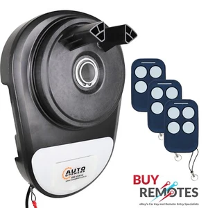 Automatic Roller Door Opener 700N Motor Garage 16m² Rolling 3x Remote Control OZ - Picture 1 of 16