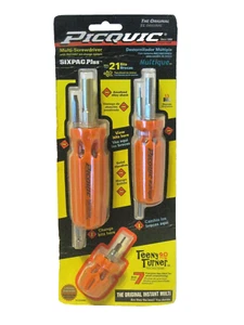 PICQUIC Family Combo Pack - SixPac Plus, Multique and Teeny Turner - "Orange" - Picture 1 of 2