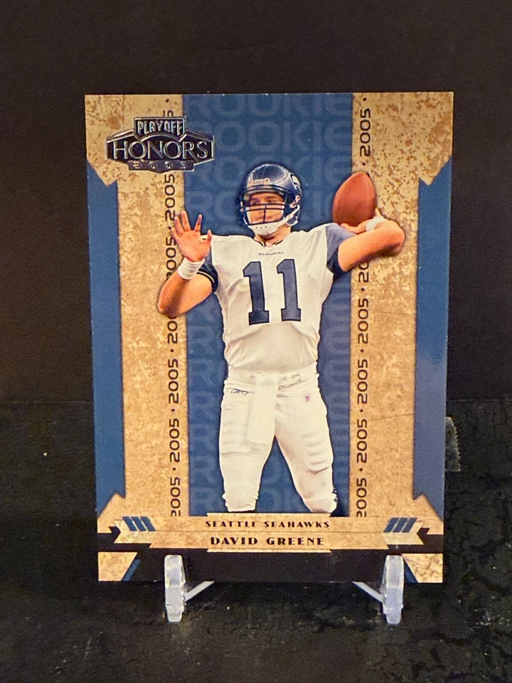 2005 Playoff Honors Football David Green Rookie RC Card #116 #'ed /699 - Image 1 of 2