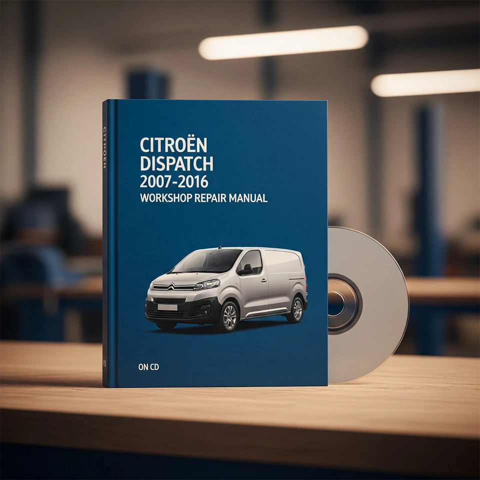 Citroen Dispatch 2007 - 2016 Workshop Manual Service Repair Guide on CD - Image 1 of 1